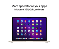 APPLE MacBook Air M2 8-core CPU/8-core GPU/256GB SSD/13,6"/Starlight MLY13ZE/A - 1047373 - zdjęcie 10